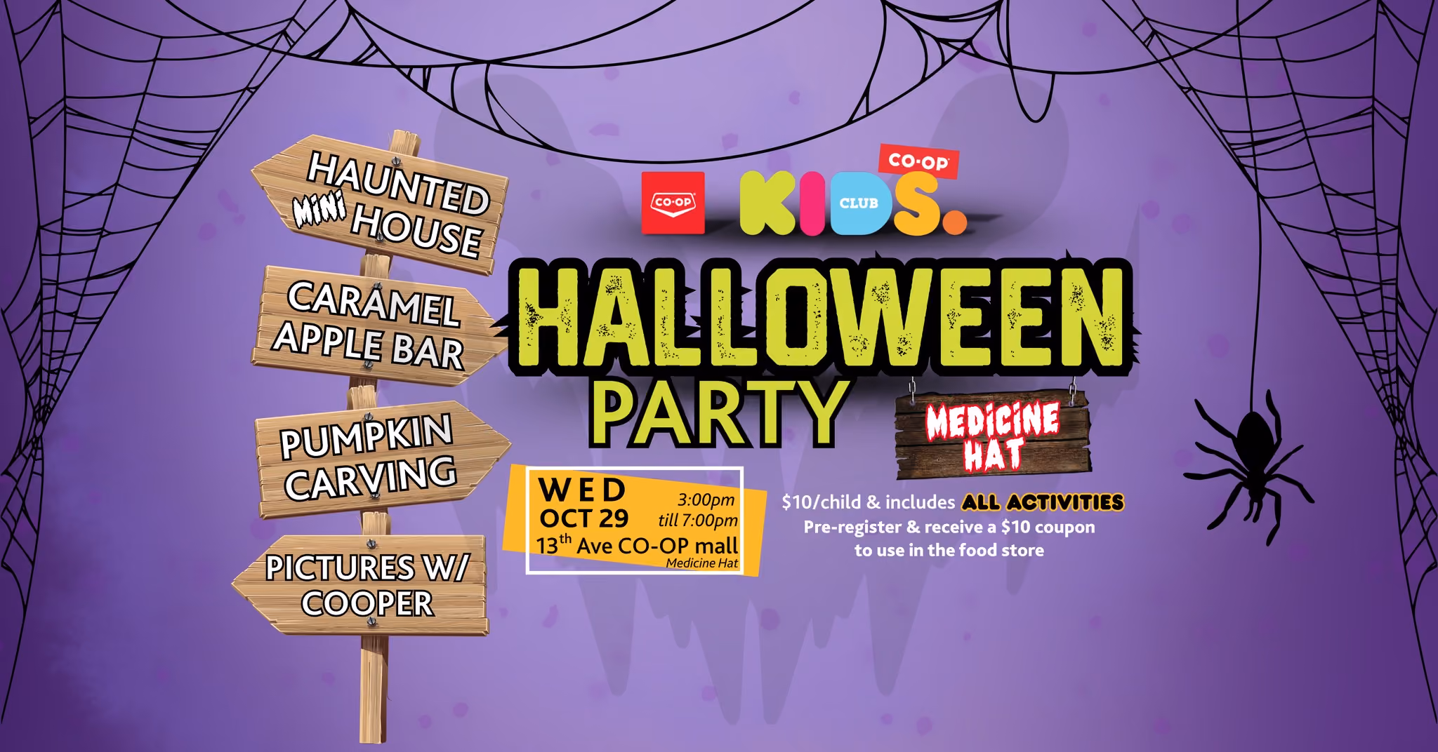 Co-op Kids Club Halloween Party - Medicine Hat