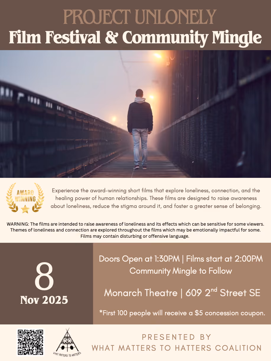 Project Unlonely Film Festival and Community Mingle