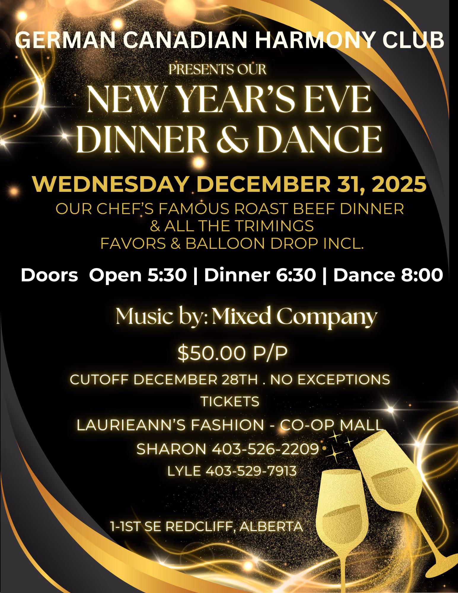New Year's Eve Dinner & Dance 2025