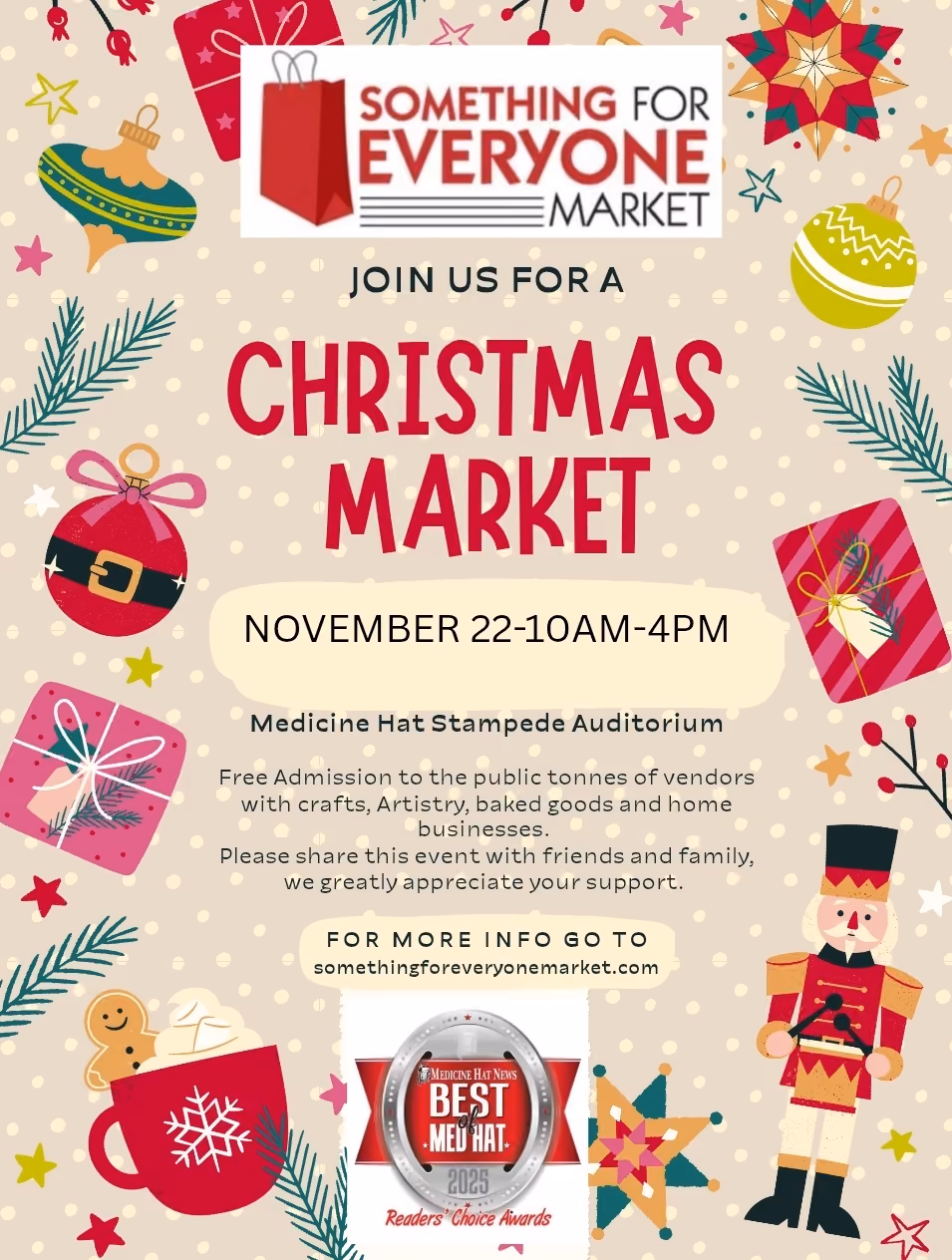 Something for Everyone Christmas Market 2025