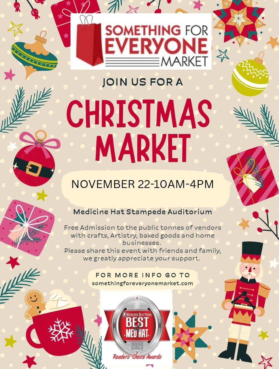 Something for Everyone Christmas Market 2025