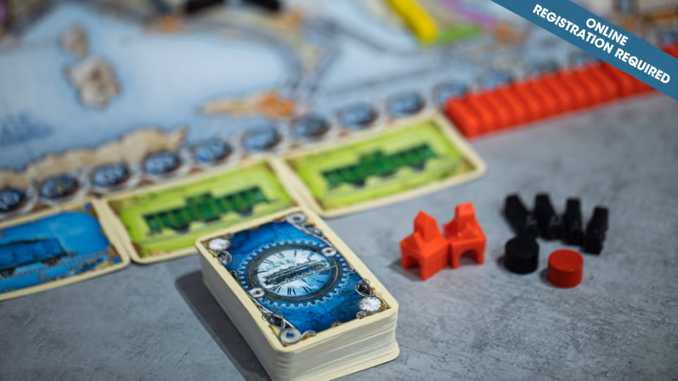Ticket to Ride Tournament I Dec. 13 (ages 12+)