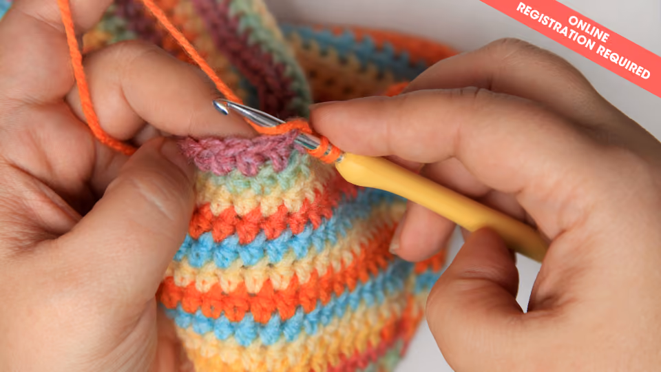 Fibre Friends: Crochet (ages 13-19 years)