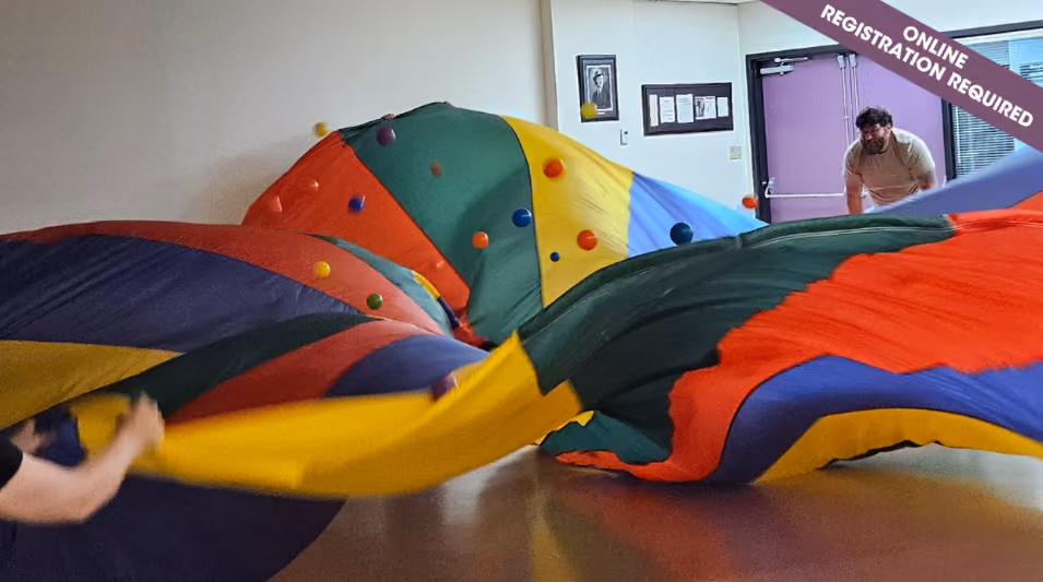 Reconnecting to Play: Giant Parachute (ages 19+)