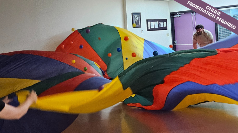 Reconnecting to Play: Giant Parachute (ages 19+)