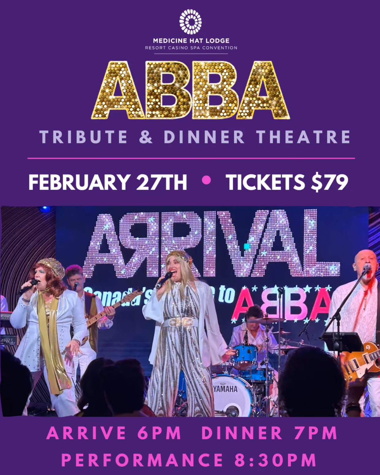 ARRIVAL-ABBA TRIBUTE & DINNER THEATRE
