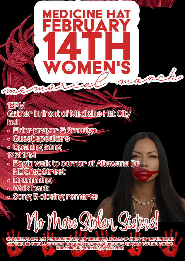 February 14th MMIWG Memorial Walk