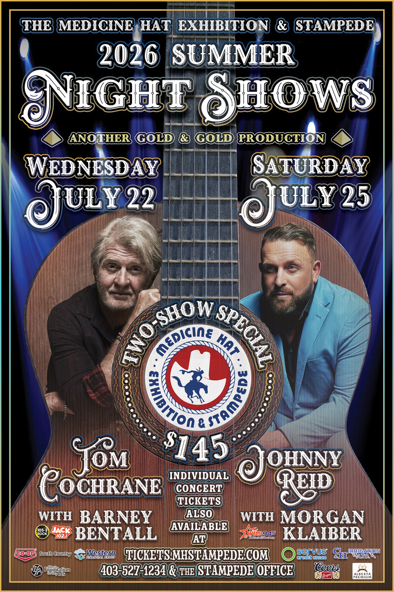 Summer Night Shows: Tom Cochrane with Barney Bentall 