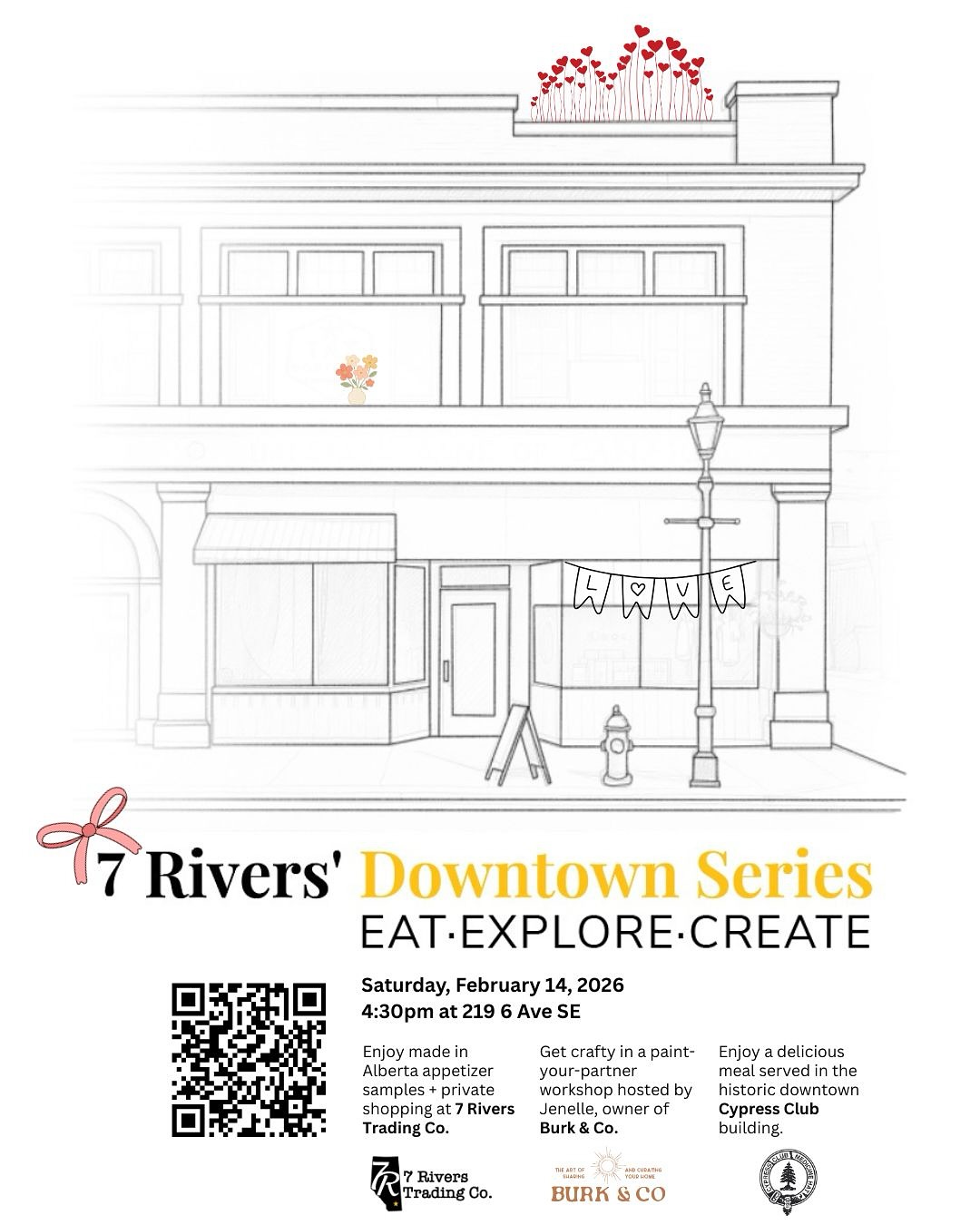 7 Rivers Downtown Sereies: Valentines/Galentines Edition