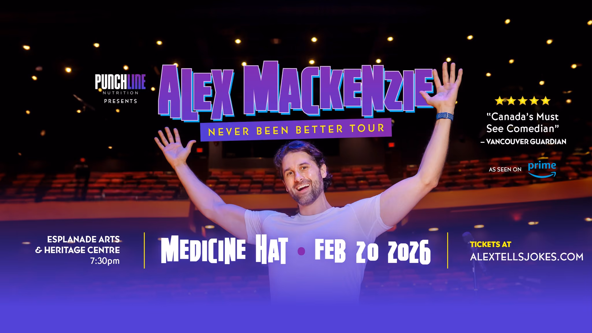 Alex Mackenzie's Never Been Better Tour