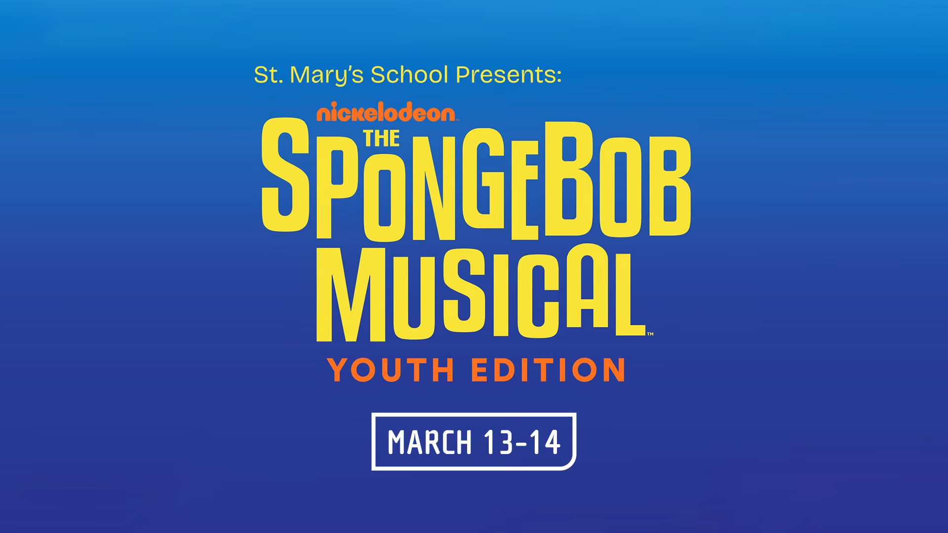 Spongebob the Musical Youth Edition