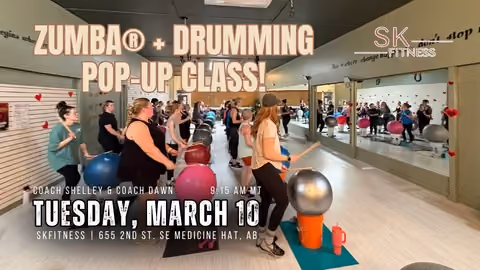 Zumba® + Drumming Pop-Up Class