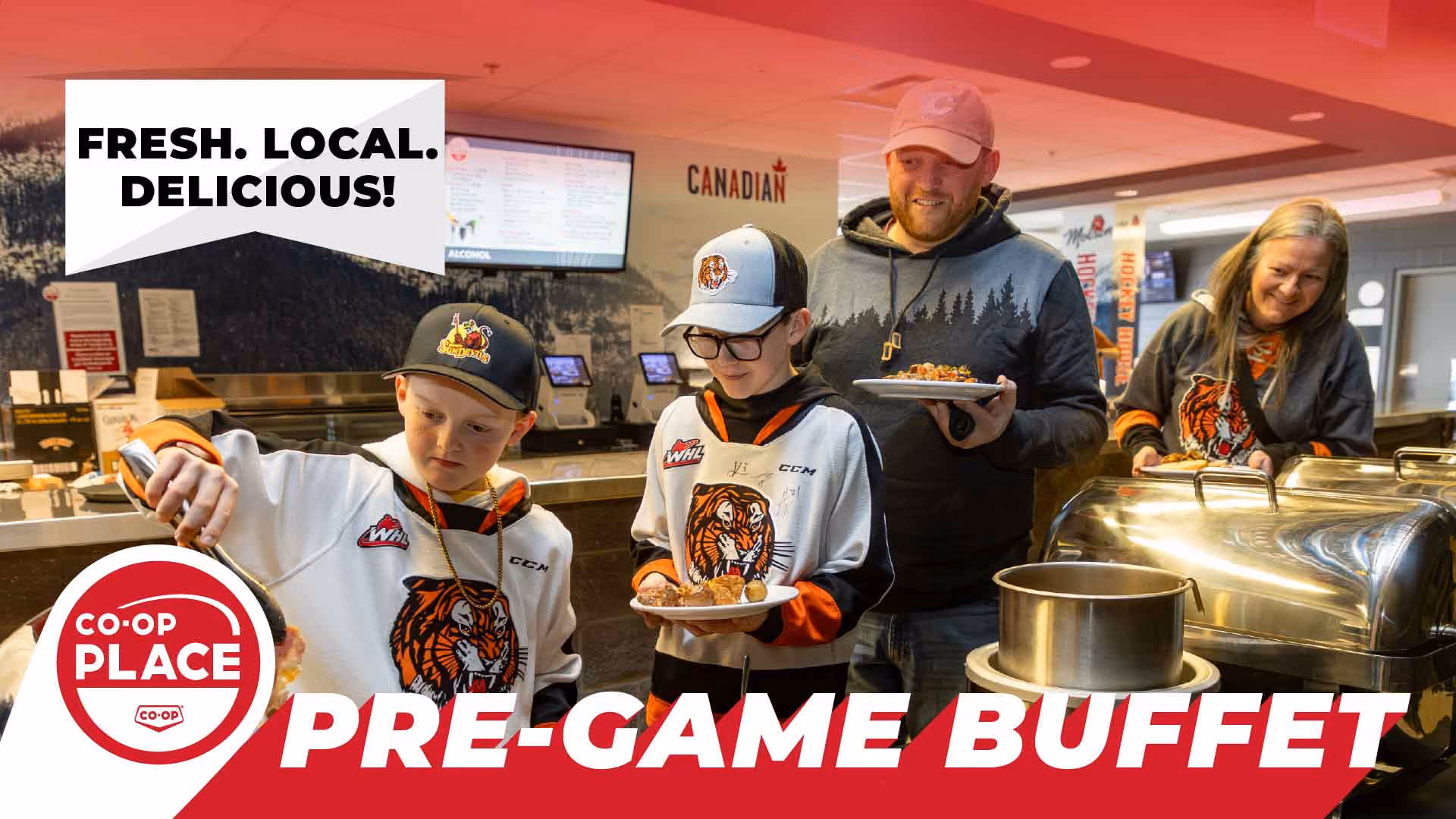 Co-op Place Pre-Game Buffet