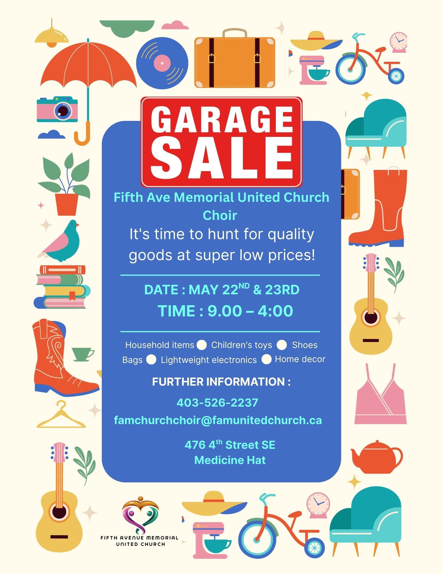 FAM Choir Garage Sale