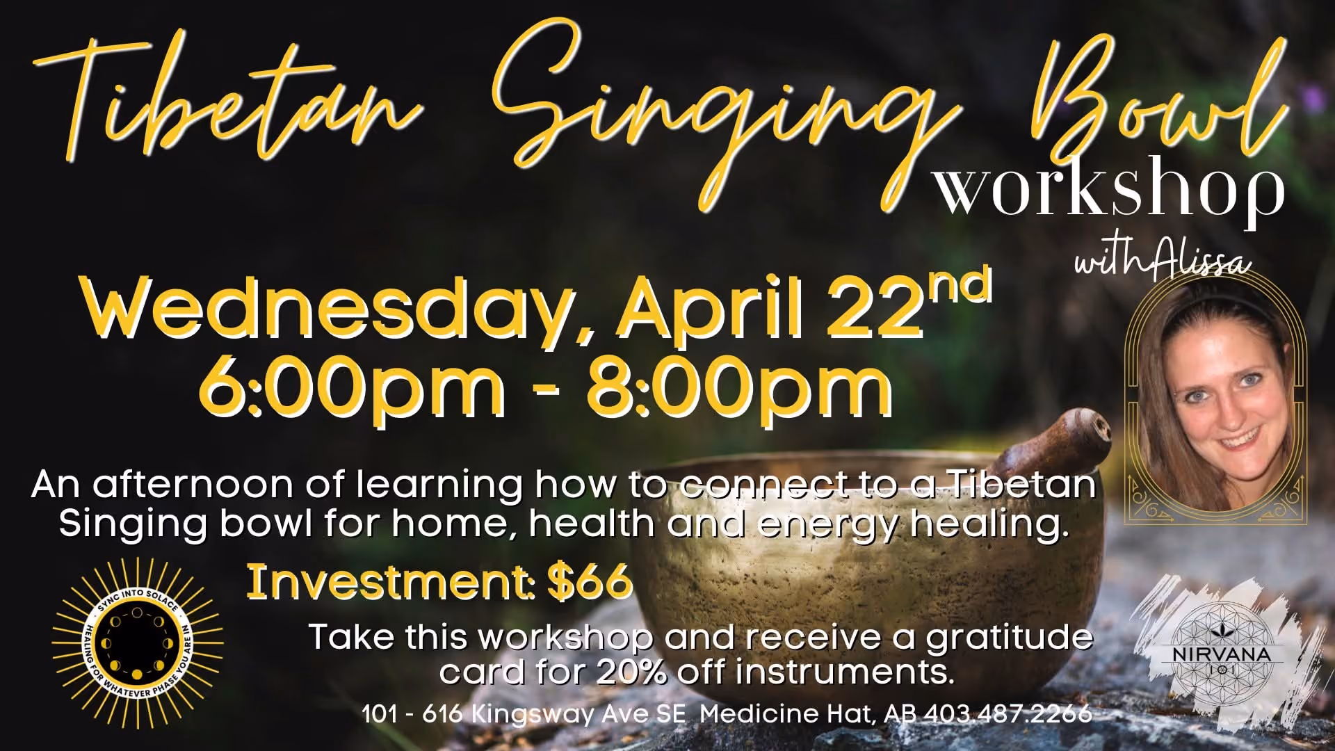 Tibetan Singing Bowl Workshop