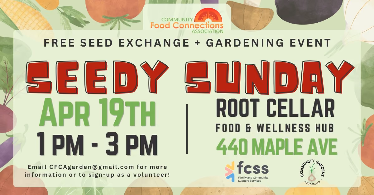 Seedy Sunday Gardening Event 2026