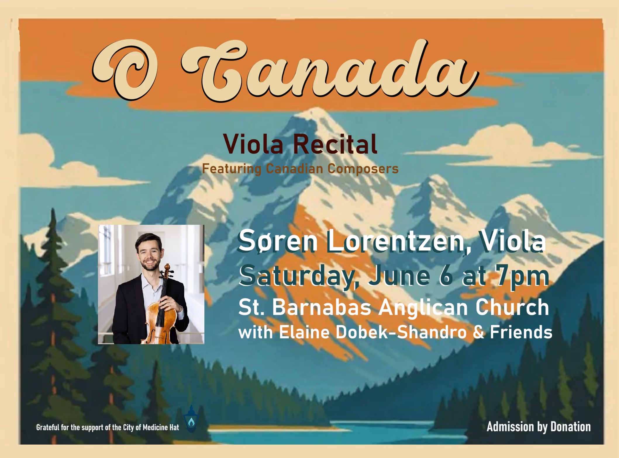  'O Canada' Viola Recital - Søren Lorentzen & Friends