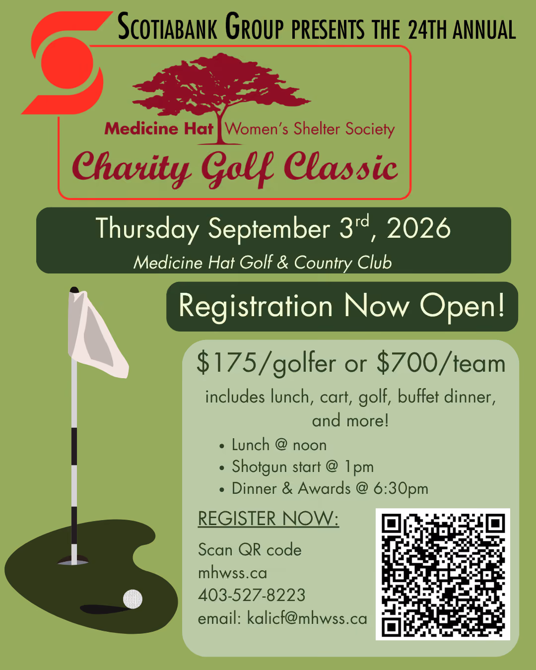 24th Annual MHWSS Charity Golf Classic - Presented by Scotiabank
