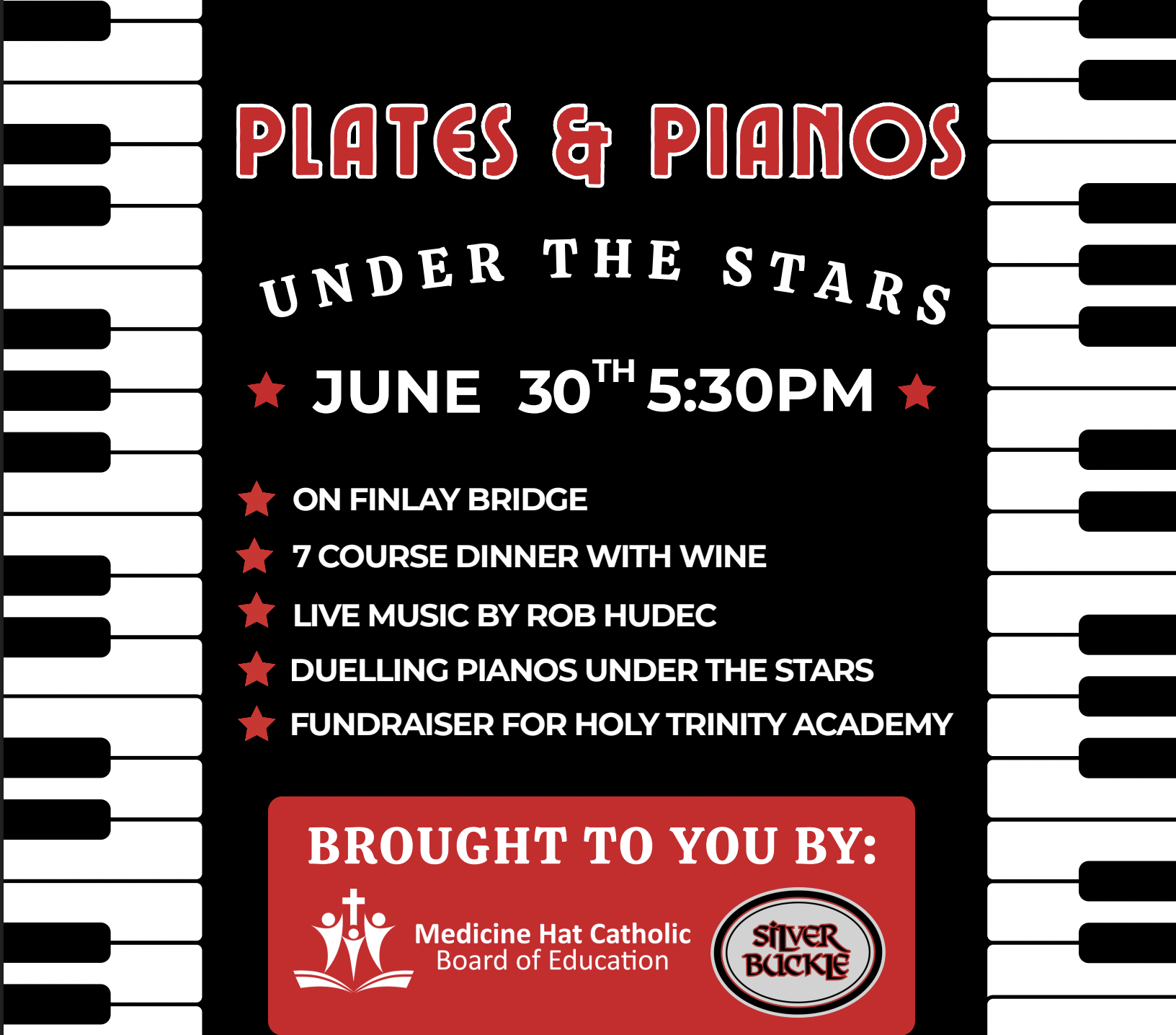 Plates & Pianos Under the Stars Gala