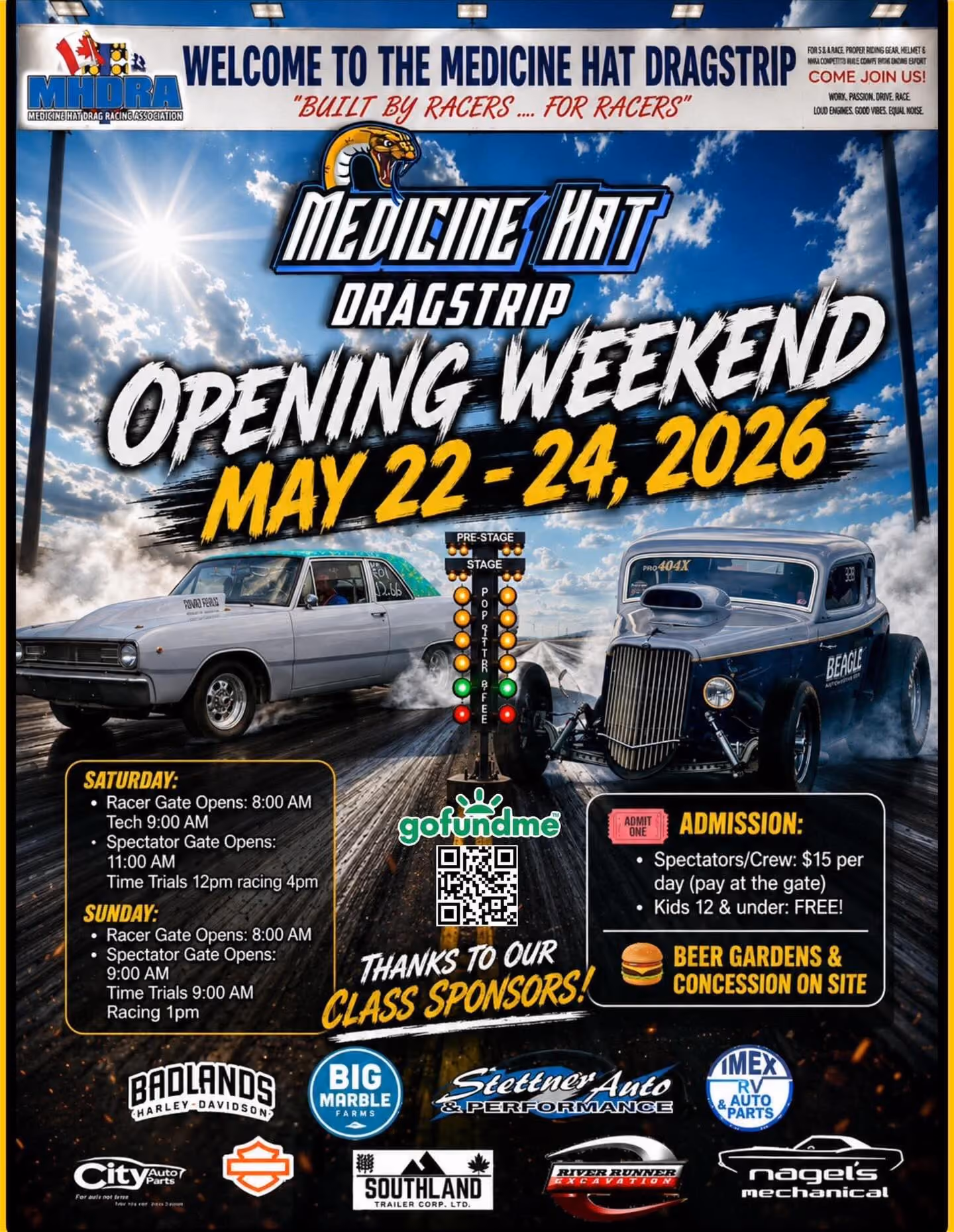 Medicine Hat Dragstrip Opener Weekend