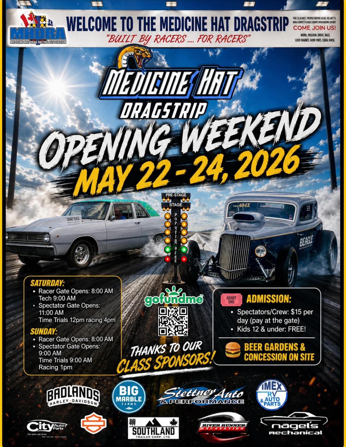 Medicine Hat Dragstrip Opener Weekend