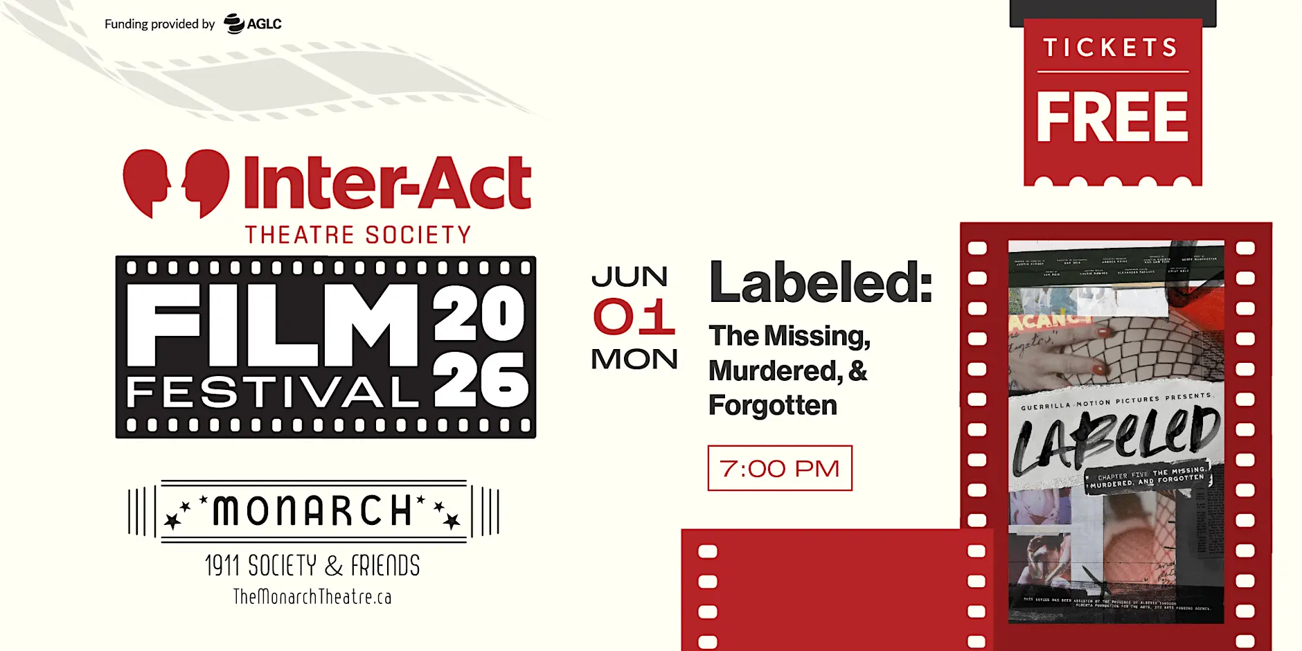 Inter-Act Theatre Film Festival - Labeled: Missing, Murdered & Forgotten