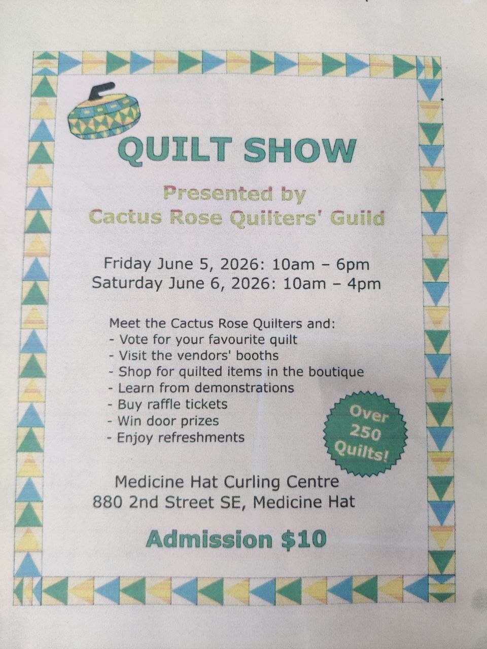 Quilt Show By Cactus Rose Quilter's Guild