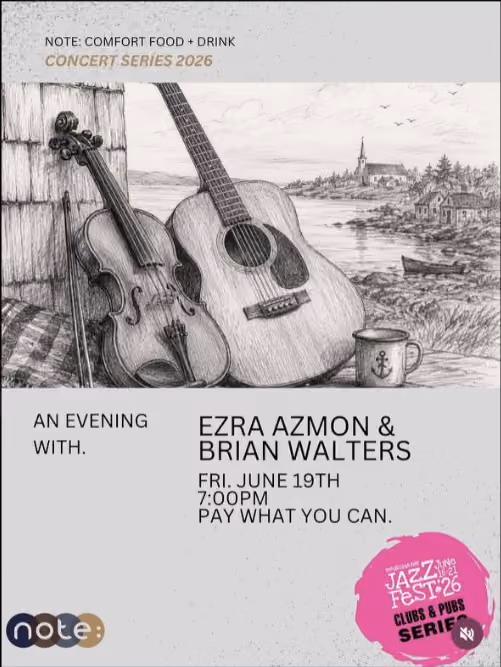 Concert series 2026 at Note Food Comfort + Drinks