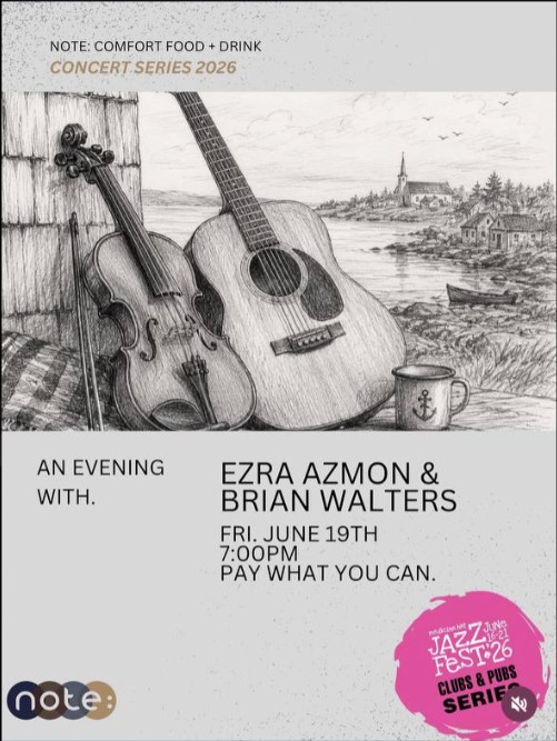 Concert series 2026 at Note Food Comfort + Drinks
