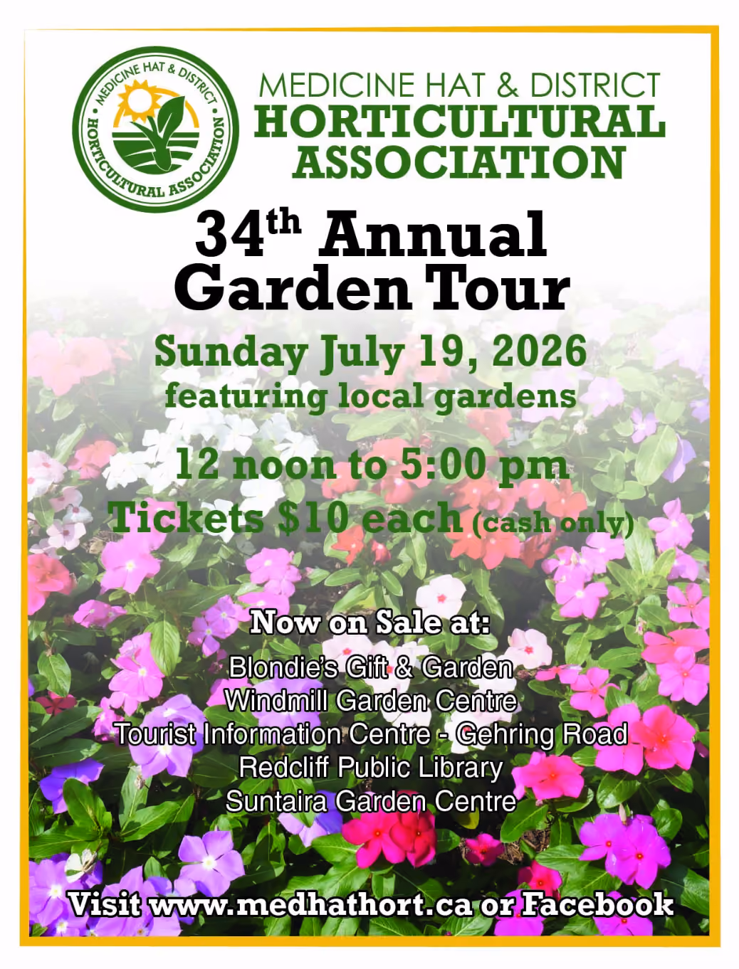 Medicine Hat & District Horticultural Association Annual Garden Tour | 2026