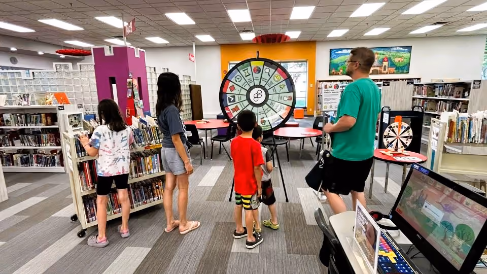 The Wheel of Reading (ages 12 & under)