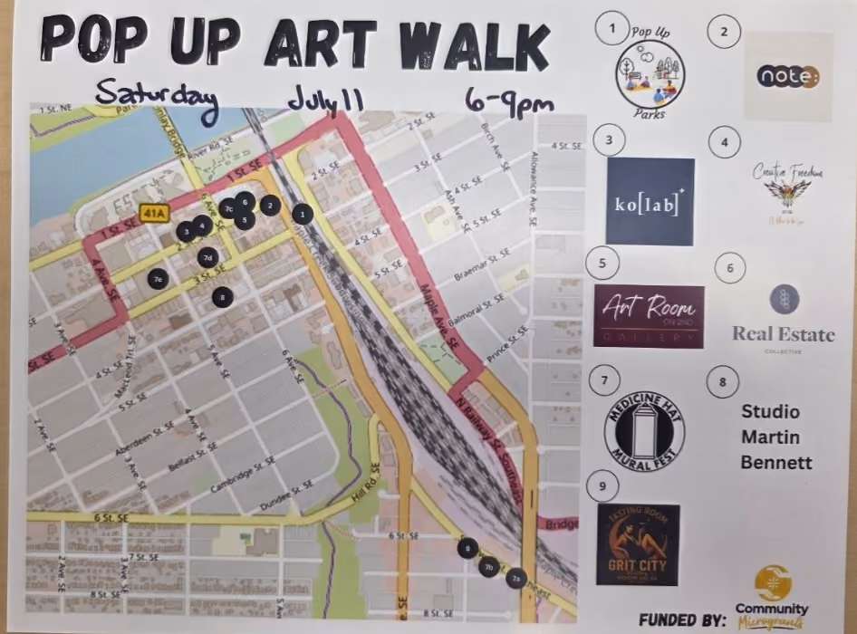 Pop Up Art Walk