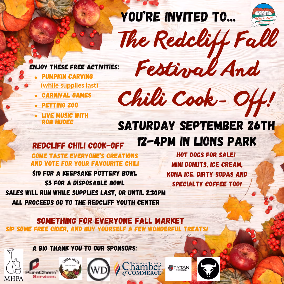 Redcliff Fall Festival and Chili Cook-Off