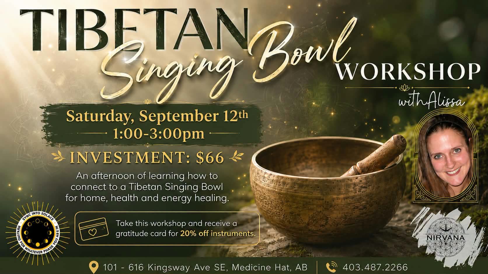 Tibetan Singing Bowl Workshop