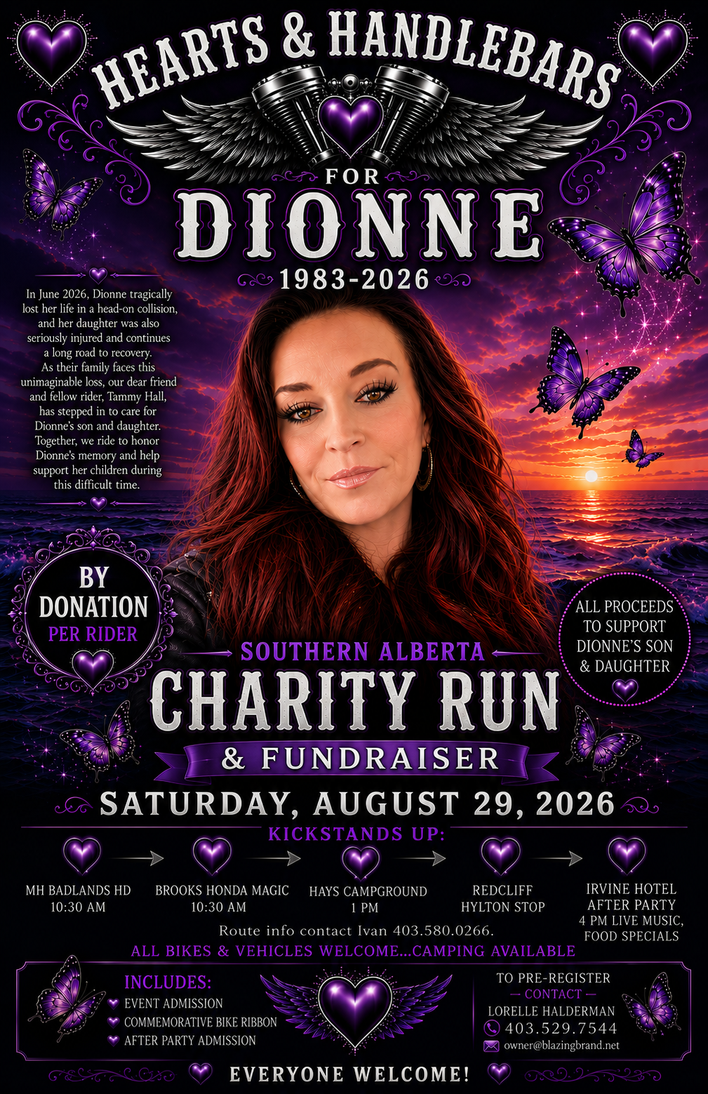 HEARTS & HANDLEBARS FOR DIONNE