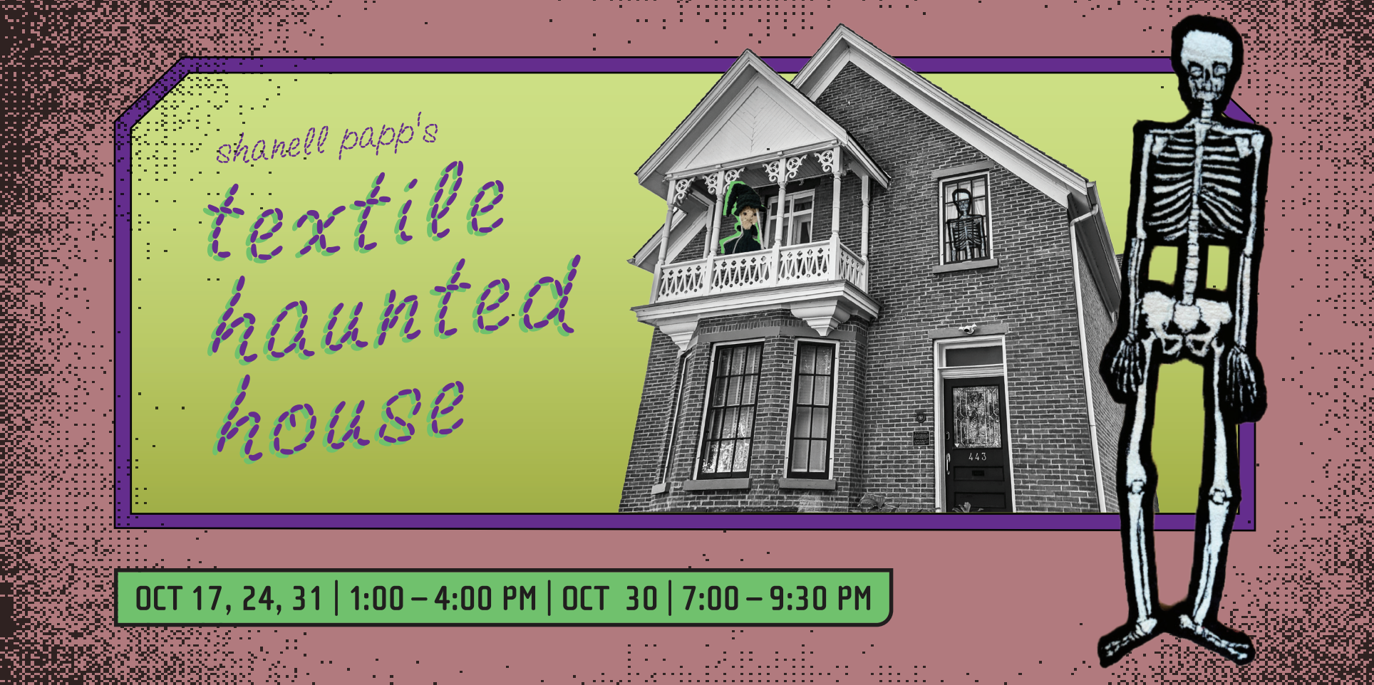 Textile Haunted House at the Ewart Duggan House 