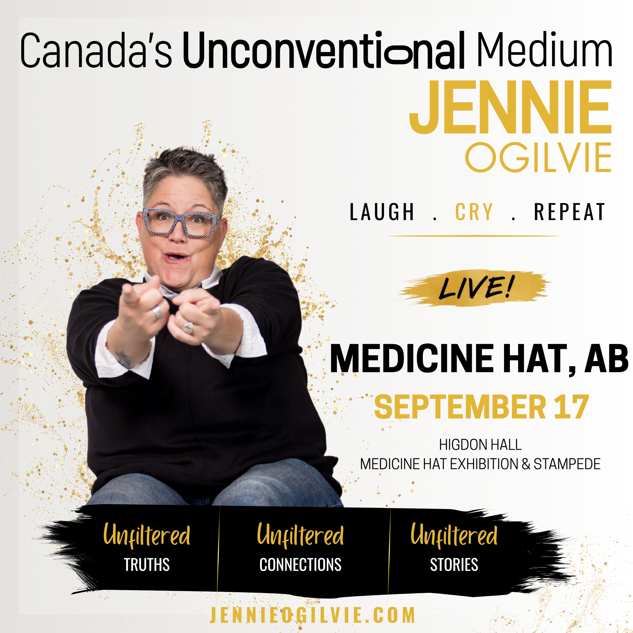 Canada's Unconventional Medium JENNIE OGILVIE live in MEDICINE HAT, AB