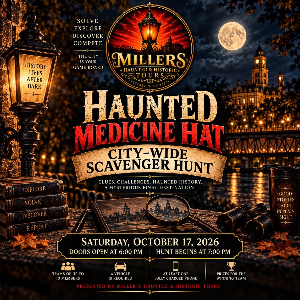 Haunted Medicine Hat City Wide Scavenger Hunt