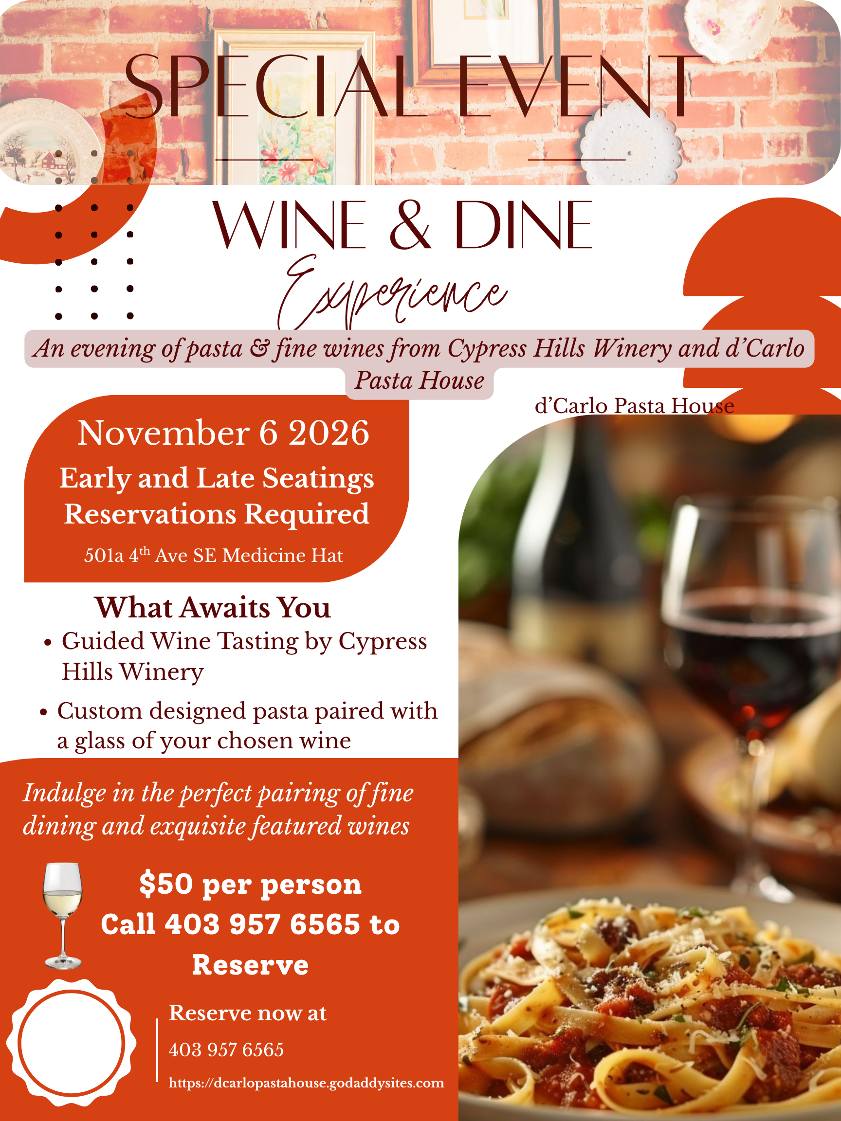Wine Tasting Event with Cypress Hills Winery