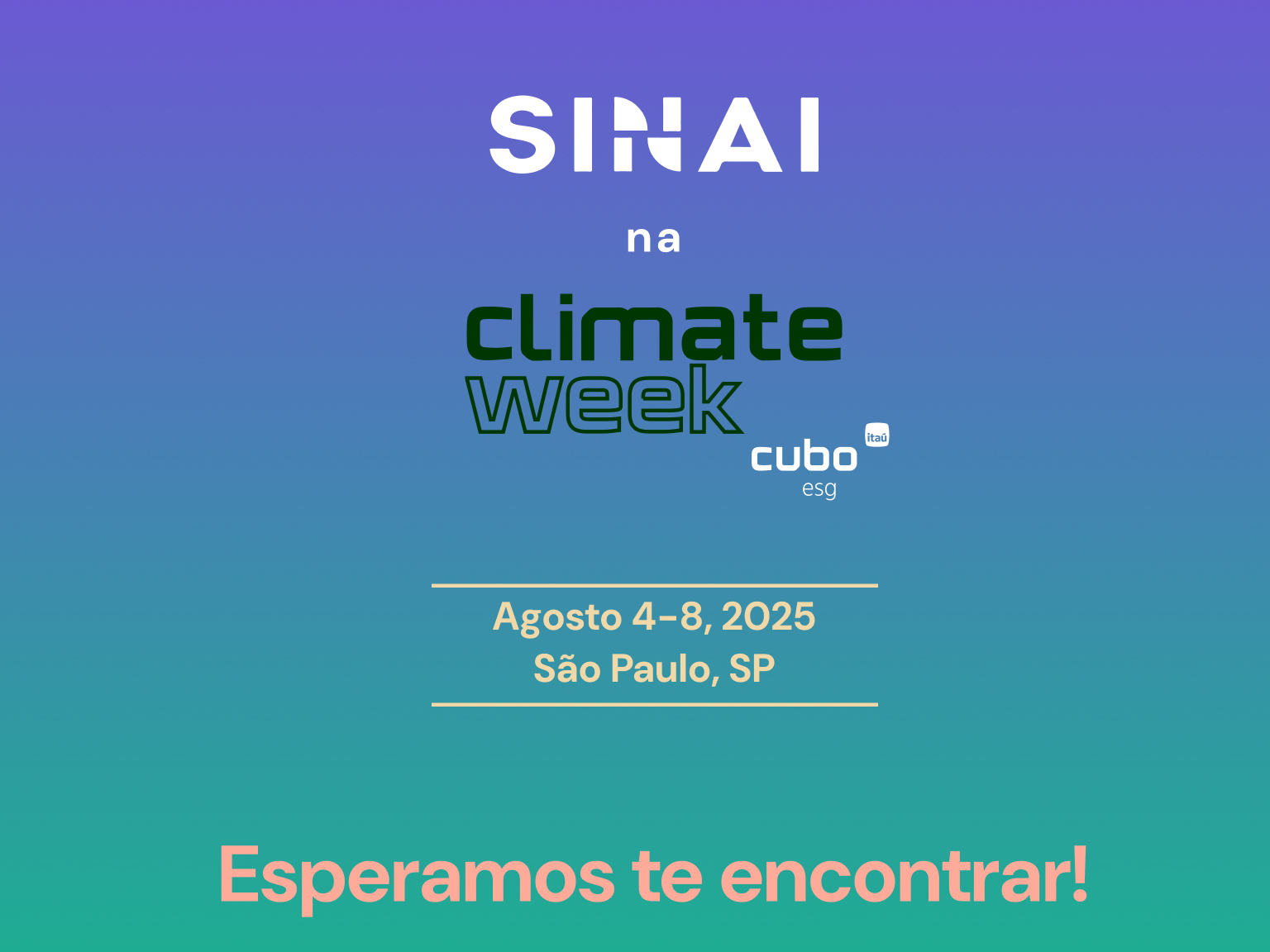 São Paulo Climate week | Cubo