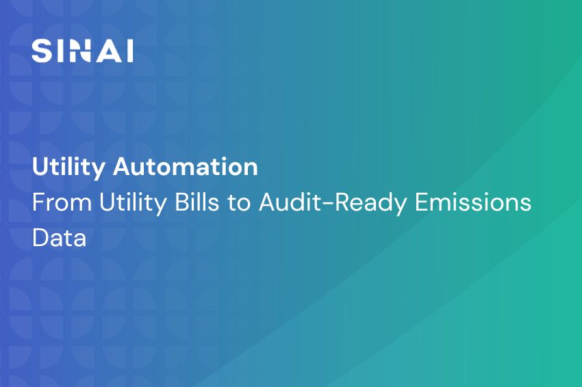 Utility Automation: From Utility Bills to Audit-Ready Emissions Data