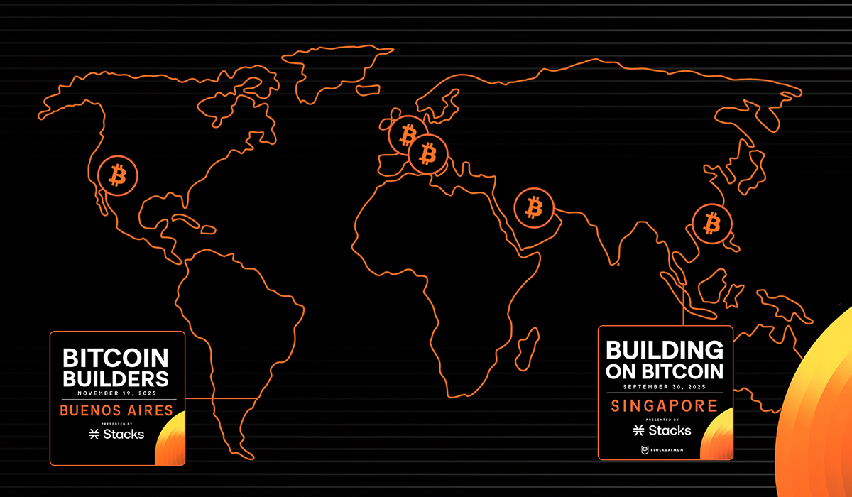 From Singapore to Buenos Aires: Stacks is everywhere Bitcoin is happening