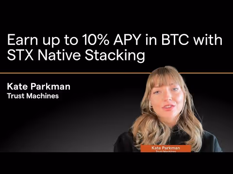 Earn up to 10% APY in BTC with STX Native Stacking - Bitcoin DeFi Tutorial