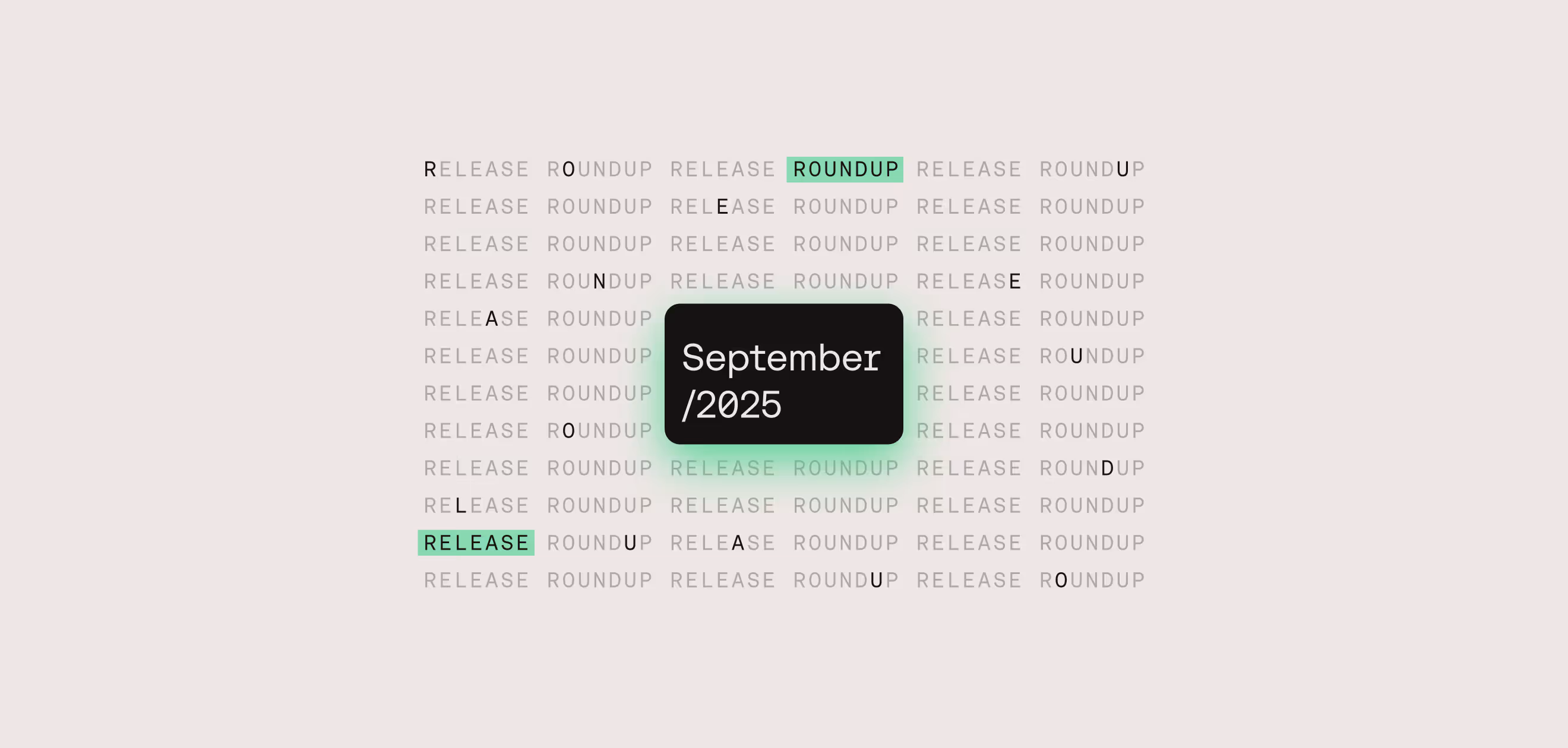 Release Roundup - September 2025