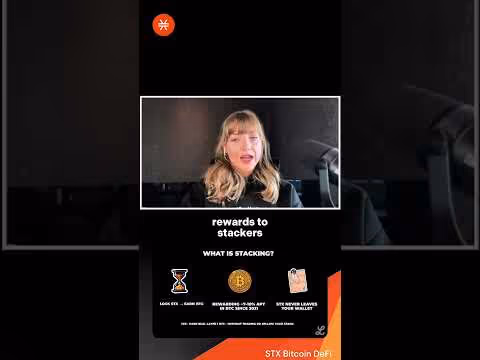 What is Stacking? Earn Bitcoin on Stacks 🧡 #bitcoin #cryptocurrency