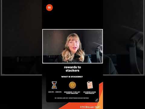 What is Stacking? Earn Bitcoin on Stacks 🧡 #bitcoin #cryptocurrency