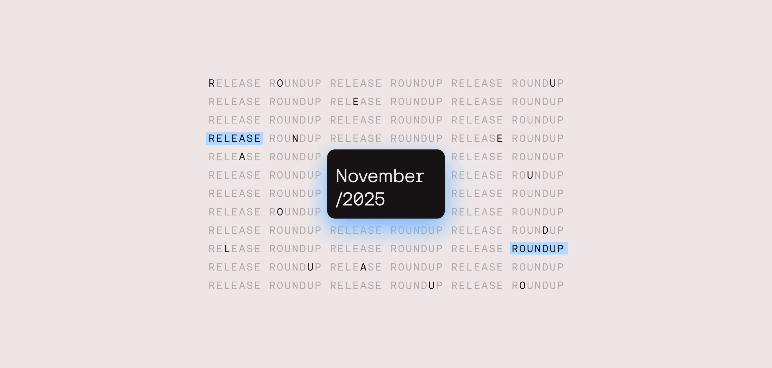 Release Roundup - November 2025