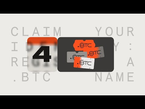 Claim Your .BTC Name: Build Your Bitcoin Identity