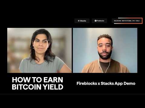 How to Access Bitcoin Yield in Fireblocks with Stacks (Full Walkthrough)