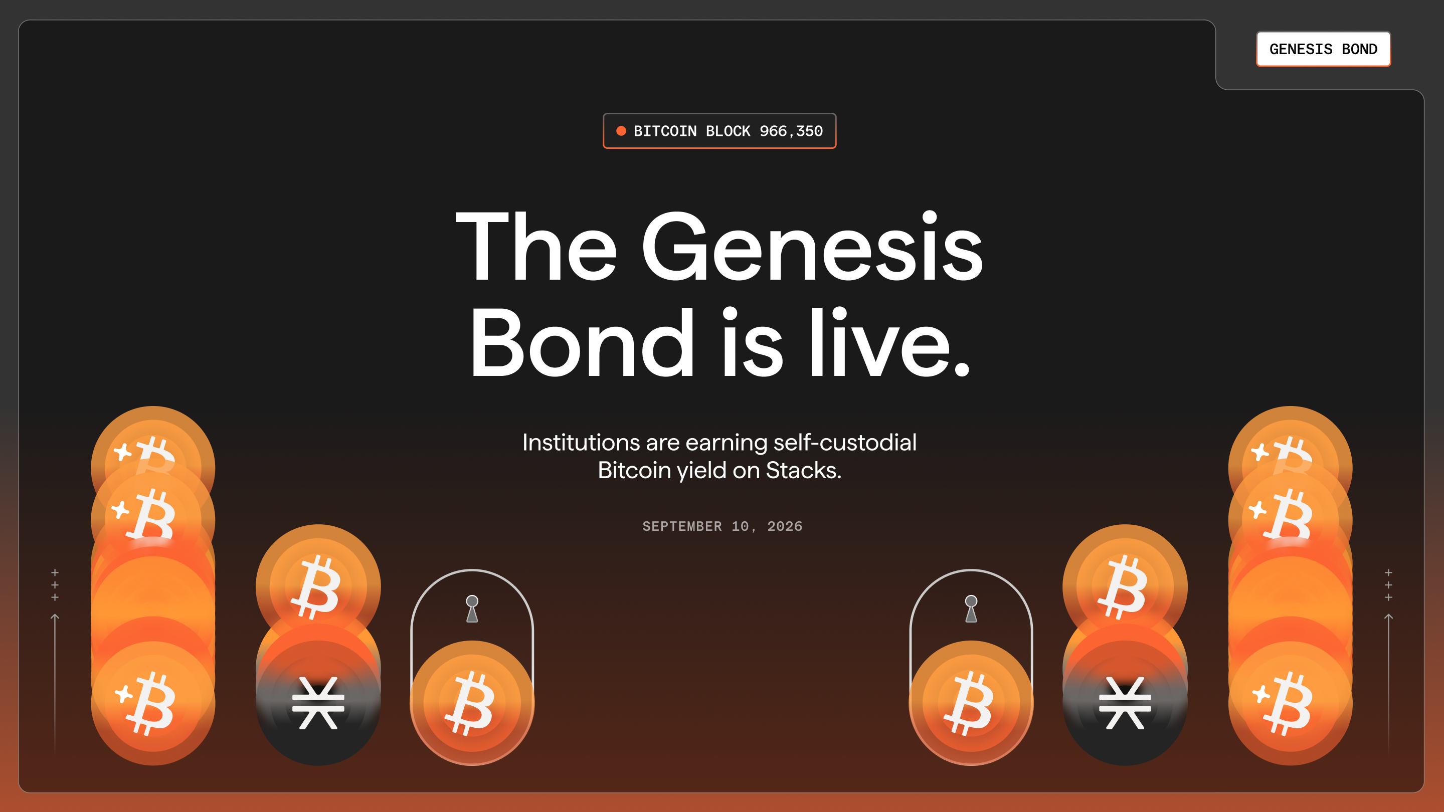 The Genesis Bond Is Live: Institutions Begin Bitcoin Staking on Stacks
